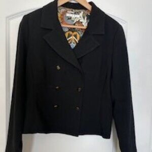 Black Cropped Blazer
